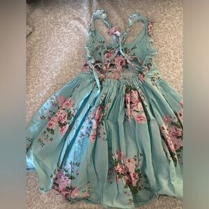 Floral dress for little girl size 5